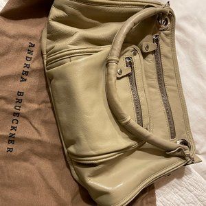 Andrea Brueckner Luxembourg Cream Patent Leather